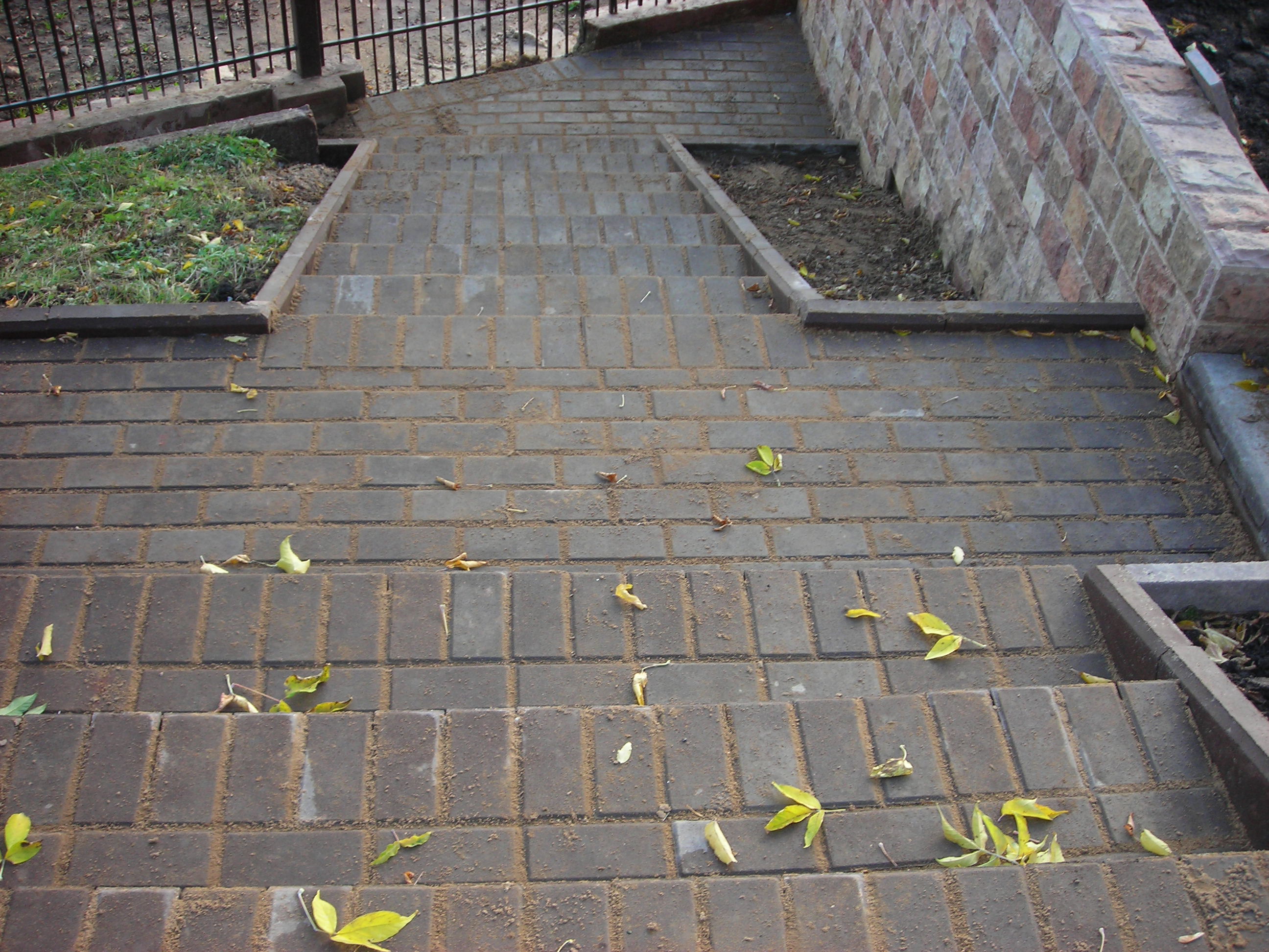 Устройство плитки на песчаное основание