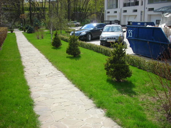 Устройство плитки на песчаное основание